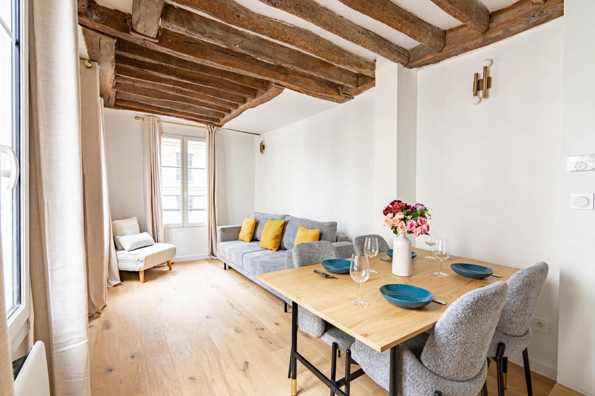 Appartement Quartier Fontaine Chatelet Les Halles Free Netflix Paris Exterior foto