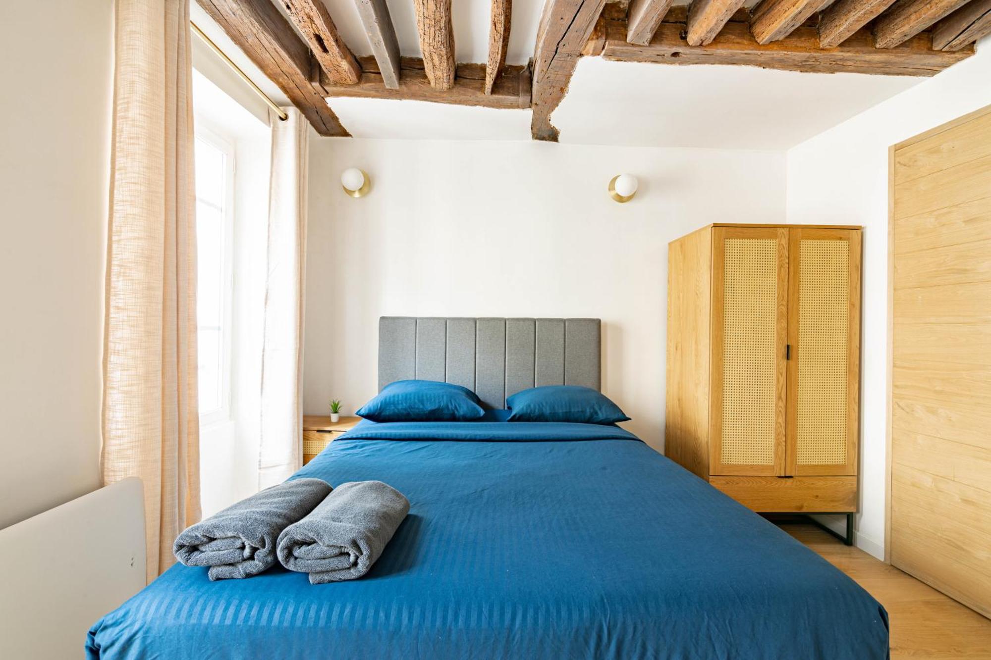 Appartement Quartier Fontaine Chatelet Les Halles Free Netflix Paris Exterior foto